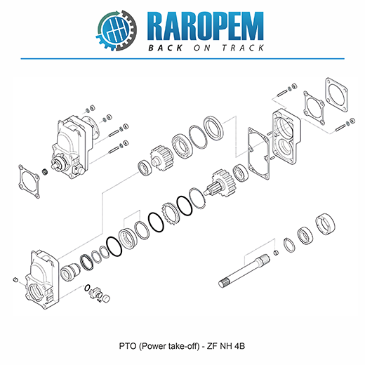 desen tehnic PTO NH4B