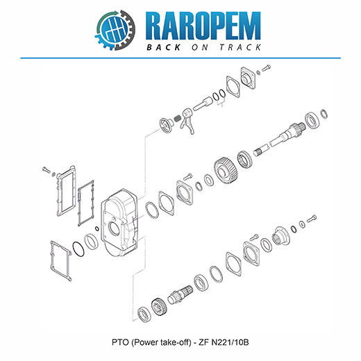 desen tehnic PTO N2211/0B
