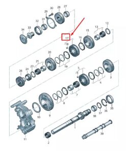 Synchronization Assembly 2-R DSG 0CK (without rings) 0CK311089A / 0CK311089B