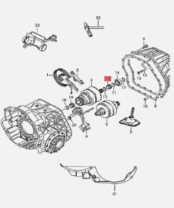 Alternative view of Rulment (CRB) Multitronic  01J CVT Multitronic 01J311440B / F-233504.14.RNU