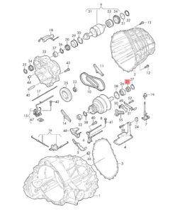 Alternative view of Rulment (BB) CVT 01J/0AW 01J331133G / 01J331133J