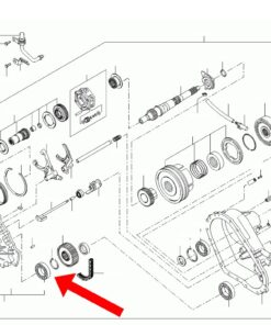 Vedere alternativă la Rulment Cutie Transfer Hyundai/Kia 47313H1000 / 47313-H1000