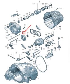 Alternative view of Simering Audi 01J CVT / 0AW 0AW331261A