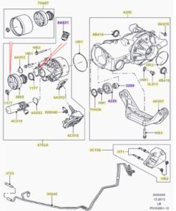 Alternative view of Kit Rulmenti Freelander II / Range Rover Evoque Diferential Spate LR003138 / LR007070