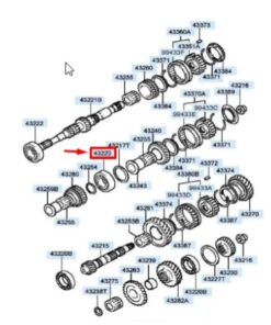 Vedere alternativă la Rulment Hyundai / Kia 43223-02500 / 43223-02550 / 43223-02527