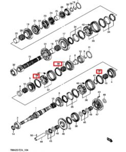 Gasket Suzuki 24435-54L00/ 2443554L00