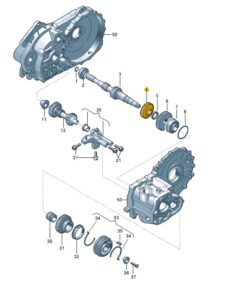 Alternative view of Pinion Viteza A-3A 0A4/02Z 02Z311285- 24 DE DINTI