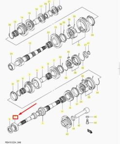 Vedere alternativă la Rulment  Suzuki 224155-63J01/  2415563J01