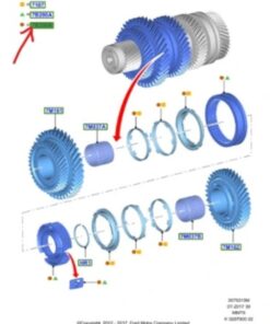 Alternative view of Kit Cuplare Viteza 1-2  2201374 / G9R-7B280-ACB VMT6 / MMT6