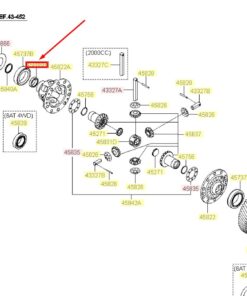 Vedere alternativă la Rulment Din Carcasa sateliti Hyundai / Kia 458413B050 / 45841-3B050