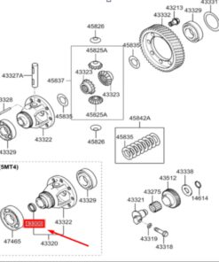 Vedere alternativă la Simering  Satelit Hyundai/Kia 433003A000 / 43300-3A000