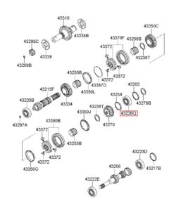 Vedere alternativă la Rulment HYUNDAI  34x65x18 43226-24300 / 4322624300