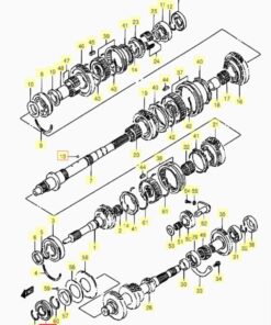 Vedere alternativă la Rulment  Suzuki 09262-28018,93306-20531, 90043-63196