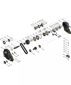 Alternative view of Set piese din plastic ATC45L Cutie de transfer BMW