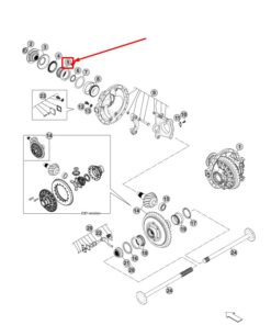 Alternative view of Rulment Diferential 42575850 / 5801763410 / 1673537