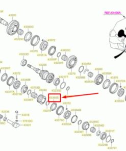 Vedere alternativă la Inel Viteza  Hyundai / Kia 433503B050/ 43350-3B050