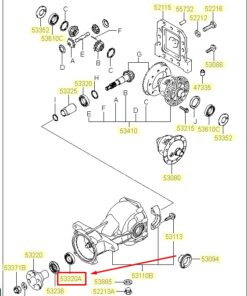 Vedere alternativă la Rulment Hyundai / Kia 5304839000 / 53048-39000