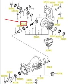Vedere alternativă la Rulment Hyundai / Kia 5304239000 / 53042-39000