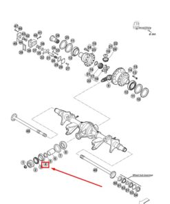 Alternative view of Rulment 1905214 Iveco Eurocargo