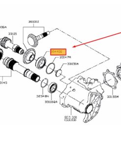 Alternative view of Rulment Cutie Transfer 38440D2100 Nissan X-TRAIL / Renault  KOLEOS II