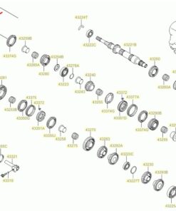 Vedere alternativă la Rulment Pinion de Atac  4322532000 / 43225-32000 Hyundai/Kia