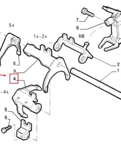 Vedere alternativă la Furca Cuplare Viteza 3-4  55246211 / 55241442