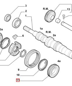 Alternative view of Pinion Viteza A 4-A 46796739 / 6000100032
