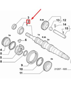Alternative view of Rulment  46343828 / 7726277
