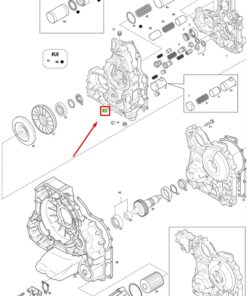 Vedere alternativă la Carcasa  Retarder Scania   1757353