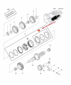 Alternative view of Inele Sincronizare 3-4  Renault Mascot ZF 6S420 6S425V / 8201202125/ 95514281