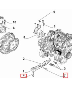 Vedere alternativă la Surub Prindere Carcasa Spate M40  - 1803G8 / 1351235080