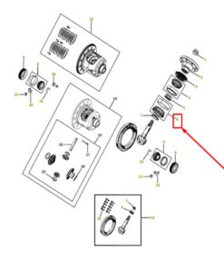 Alternative view of Rulment Diferential 4DX - RAM TRUCK 668340 261AB / 68340261AB